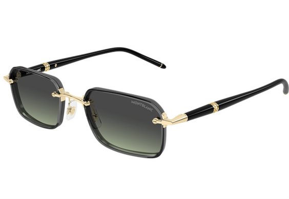 Sunglasses Montblanc Man MB0483S004-GOLD-BLACK-GREY54 - MB0483S004-GOLD-BLACK-GREY54